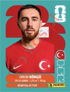 TUR12 Orkun Kokcu – FIFA World Cup 2026 Panini