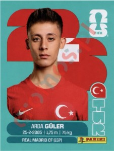 TUR14 Arda Guler – FIFA World Cup 2026 Panini