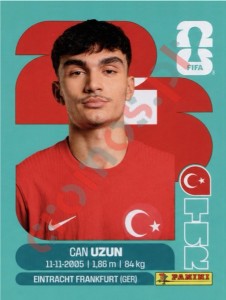 TUR17 Can Uzun – FIFA World Cup 2026 Panini
