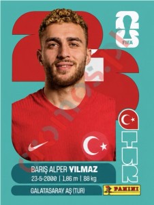 TUR18 Baris Alper Yilmaz – FIFA World Cup 2026 Panini