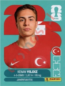 TUR20 Kenan Yildiz – FIFA World Cup 2026 Panini