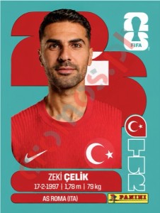 TUR4 Zeki Celik – FIFA World Cup 2026 Panini