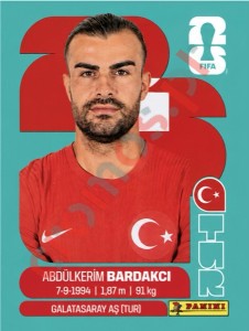 TUR5 Abdulkerim Bardakci – FIFA World Cup 2026 Panini