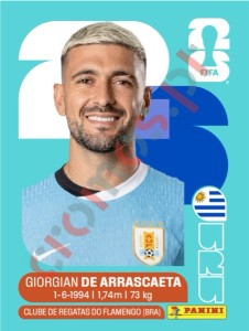 URU11 Giorgian De Arrascaeta – FIFA World Cup 2026 Panini