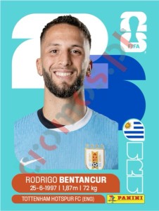 URU12 Rodrigo Bentancur – FIFA World Cup 2026 Panini