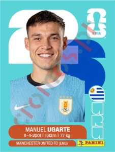 URU14 Manuel Ugarte – FIFA World Cup 2026 Panini
