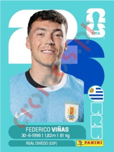 URU18 Federico Viñas – FIFA World Cup 2026 Panini