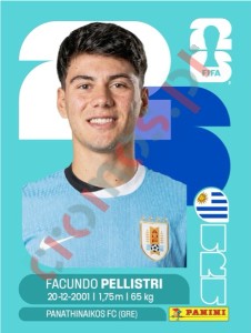 URU20 Facundo Pellistri – FIFA World Cup 2026 Panini