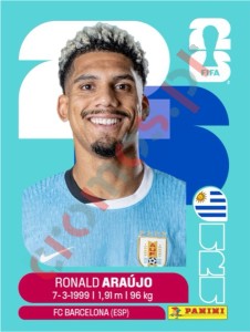 URU4 Ronald Araujo – FIFA World Cup 2026 Panini