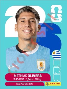 URU7 Mathias Olivera – FIFA World Cup 2026 Panini