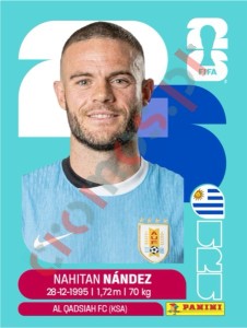 URU9 Nahitan Nandez – FIFA World Cup 2026 Panini