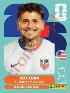USA14 Diego Luna – FIFA World Cup 2026 Panini