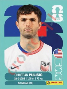 USA16 Christian Pulisic – FIFA World Cup 2026 Panini