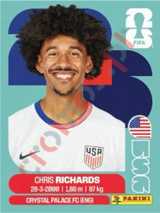USA3 Chris Richards – FIFA World Cup 2026 Panini