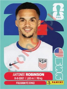 USA7 Antonee Robinson – FIFA World Cup 2026 Panini
