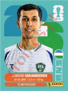 UZB12 Jamshid Iskanderov – FIFA World Cup 2026 Panini