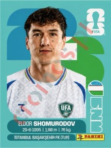 UZB16 Eldor Shomurodov – FIFA World Cup 2026 Panini