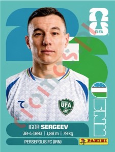 UZB19 Igor Sergeev – FIFA World Cup 2026 Panini