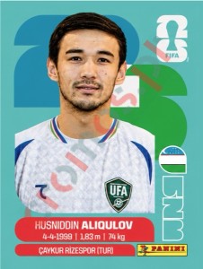 UZB6 Husniddin Aliqulov – FIFA World Cup 2026 Panini