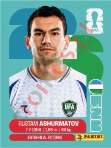 UZB7 Rustamjon Ashurmatov – FIFA World Cup 2026 Panini