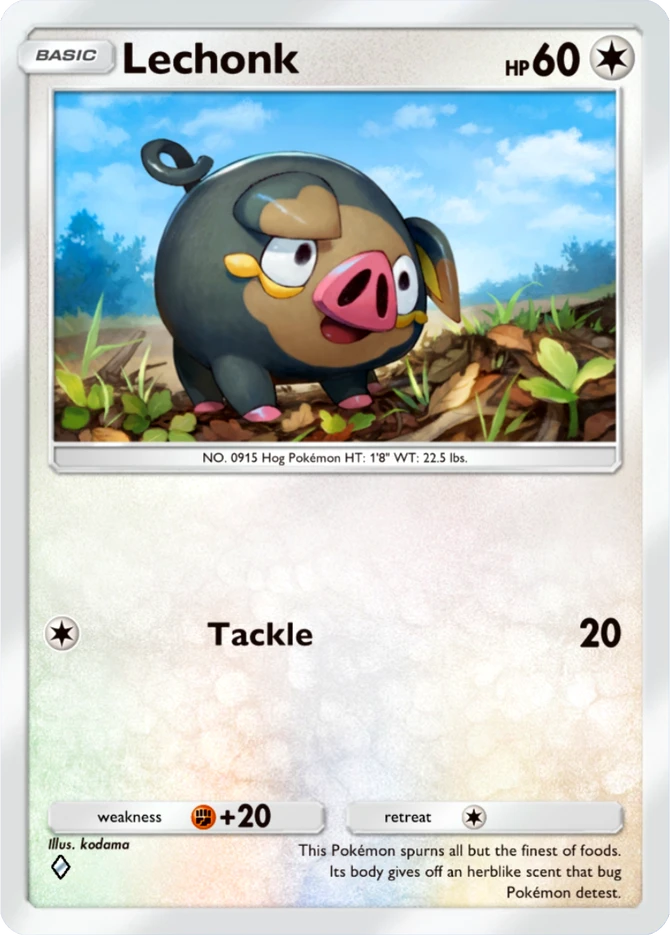 079 Lechonk – Paldean Wonders