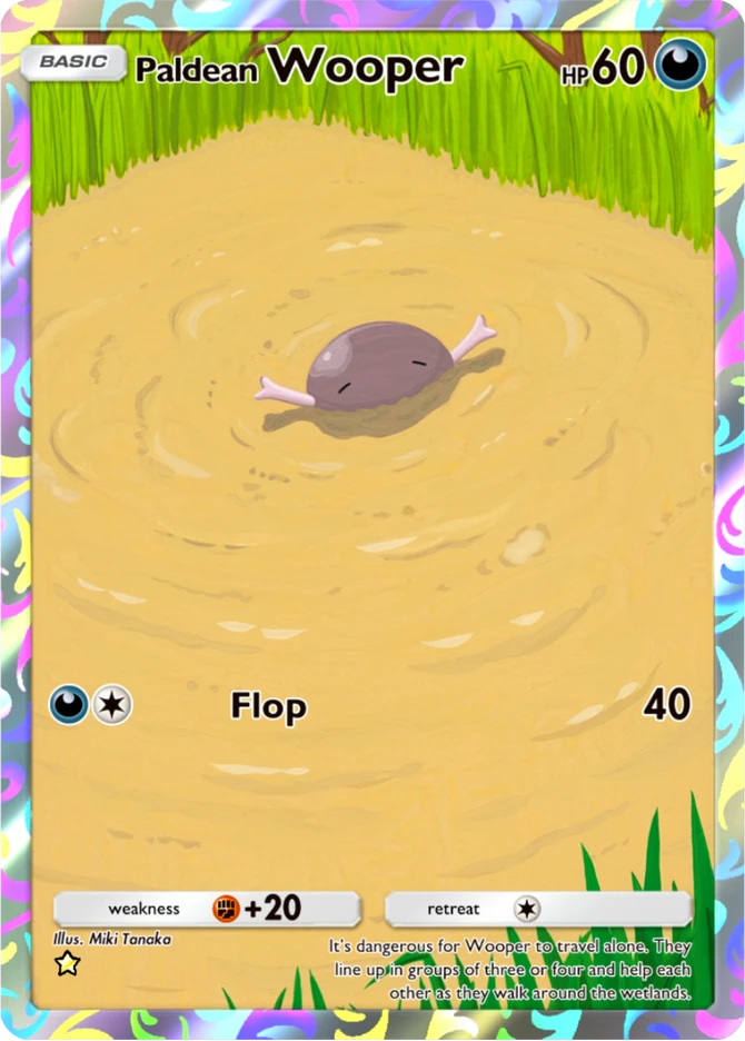 097 Paldean Wooper – Paldean Wonders