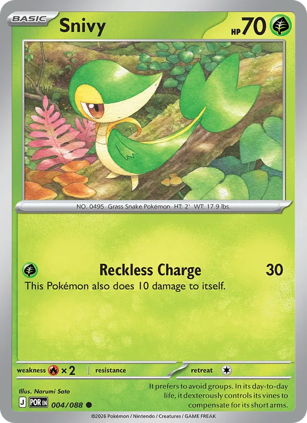 004 Snivy – Perfect Order