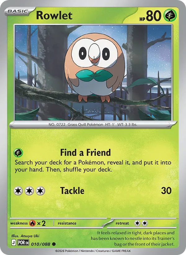 010 Rowlet – Perfect Order