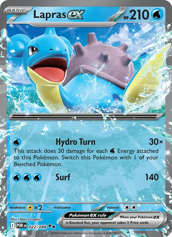 022 Lapras ex – Perfect Order