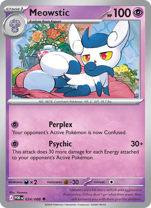 034 Meowstic – Perfect Order