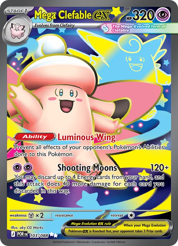 103 Mega Clefable ex – Perfect Order