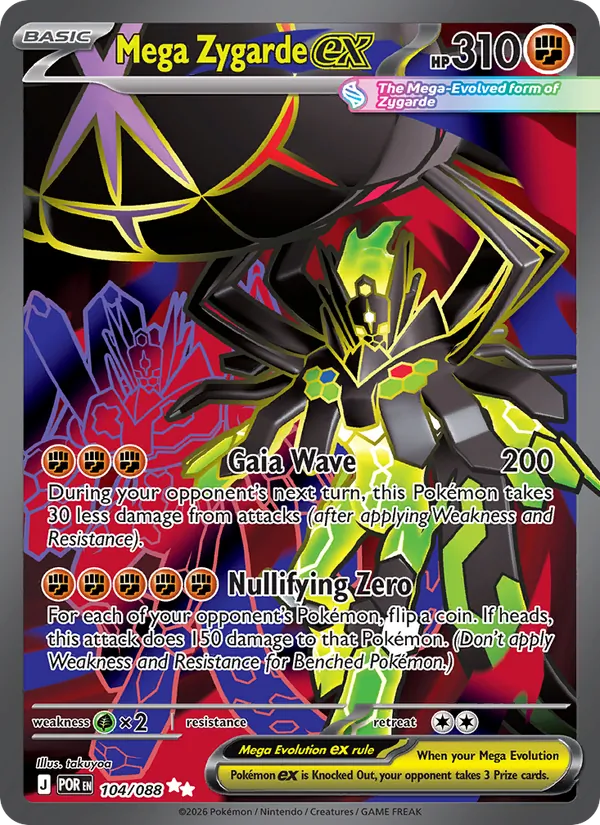 104 Mega Zygarde ex – Perfect Order