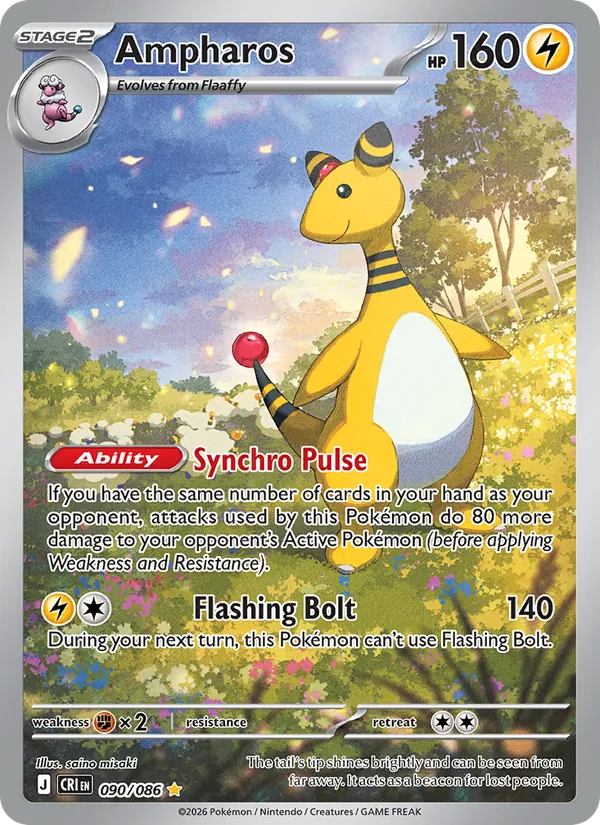 090 Ampharos – Chaos Rising