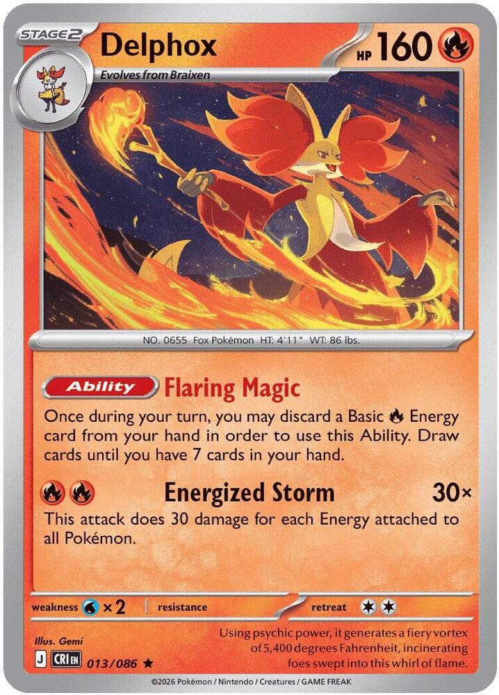 013-NH Delphox – Chaos Rising