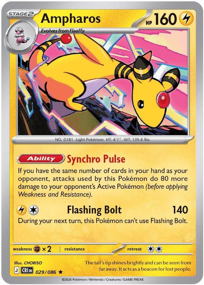 029-NH Ampharos – Chaos Rising