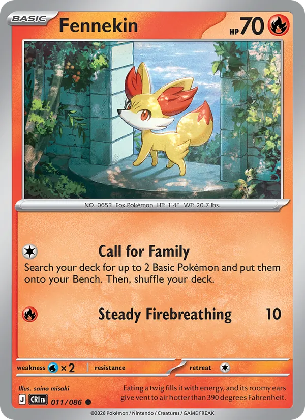 011-RH Fennekin – Chaos Rising