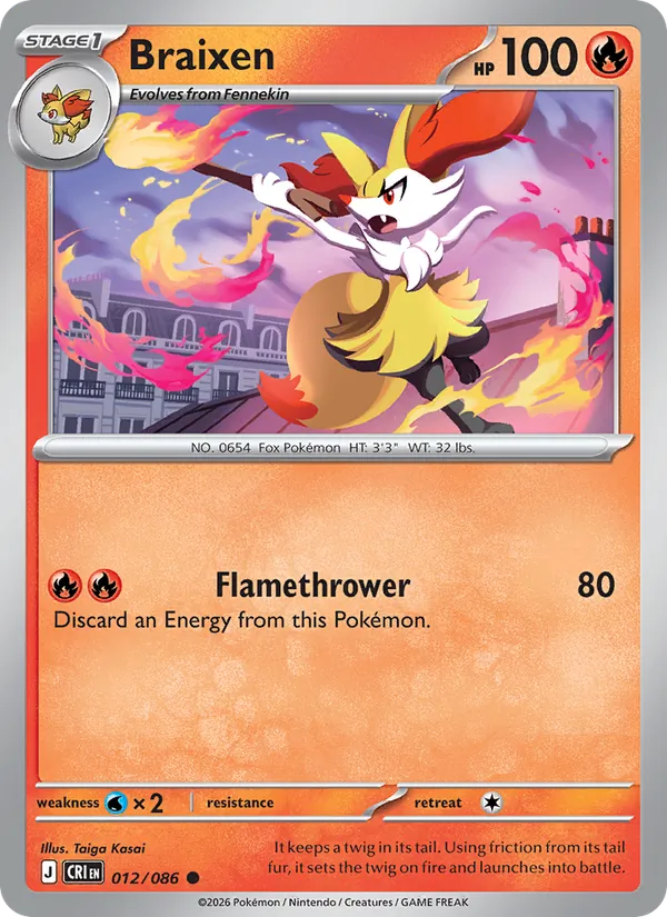 012-RH Braixen – Chaos Rising