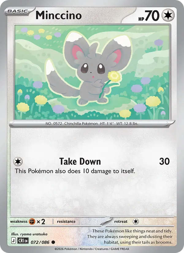 072-RH Minccino – Chaos Rising