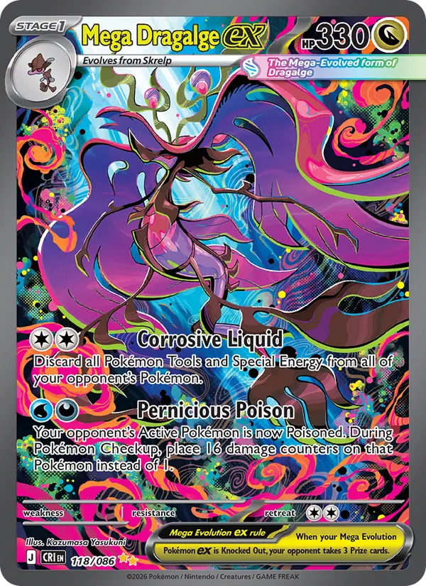 118 Mega Dragalge ex – Chaos Rising