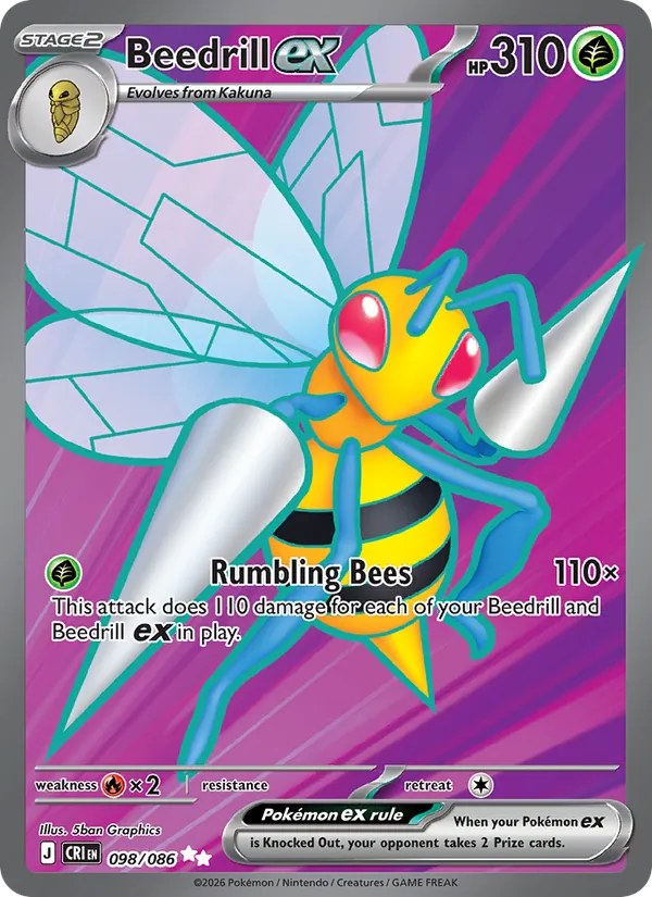 098 Beedrill ex – Chaos Rising