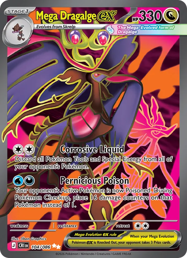 104 Mega Dragalge ex – Chaos Rising