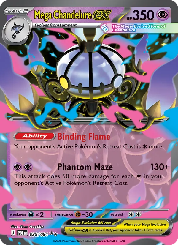 038 Mega Chandelure ex – Pitch Black