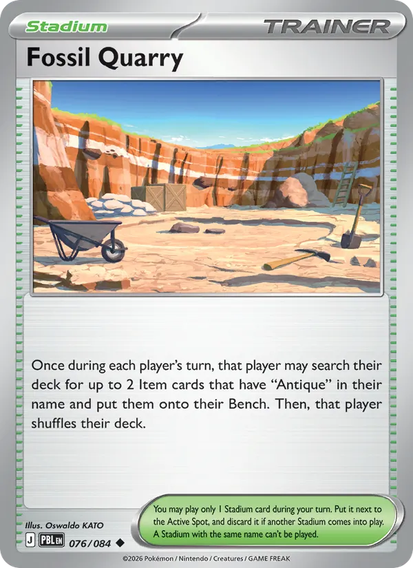 076 Fossil Quarry – Pitch Black
