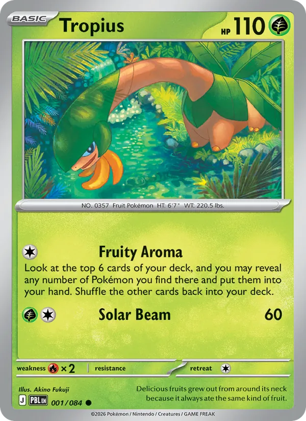 001-RH Tropius – Pitch Black