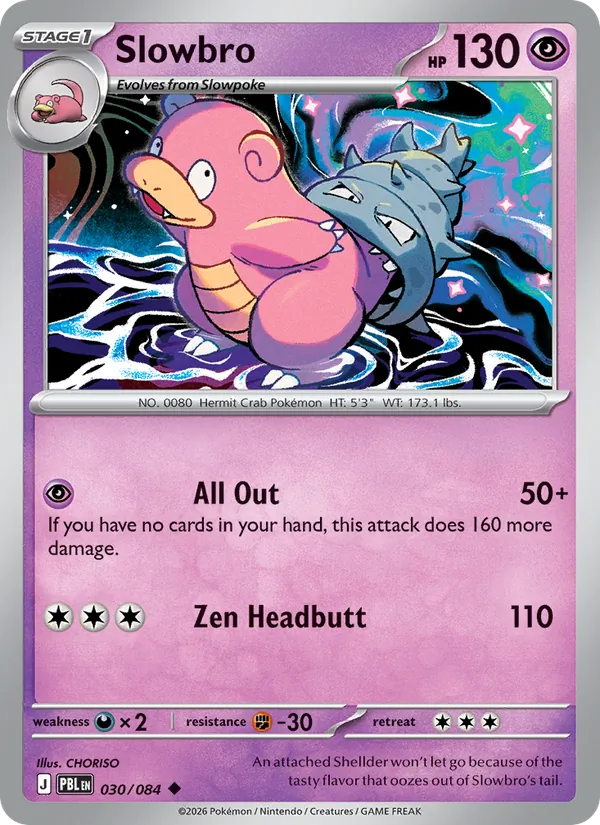 030-RH Slowbro – Pitch Black