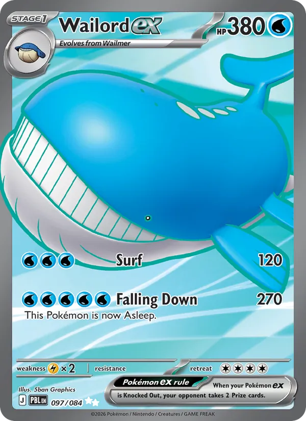 097 Wailord ex – Pitch Black