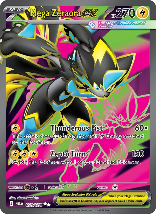 098 Mega Zeraora ex – Pitch Black