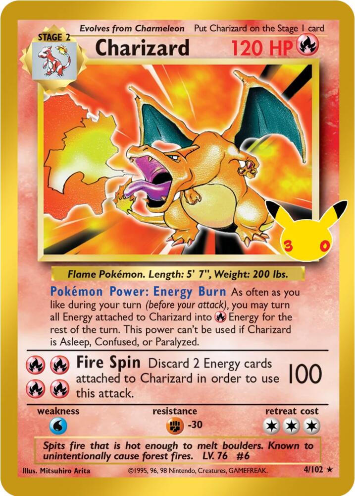 CC001 Charizard – 30th Celebration