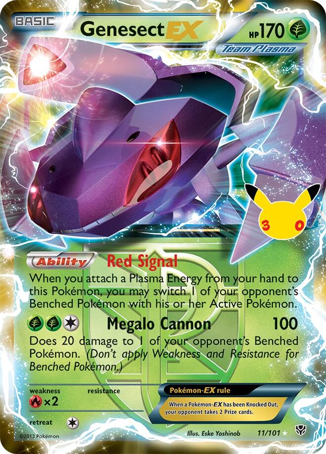 CC004 Genesect EX – 30th Celebration