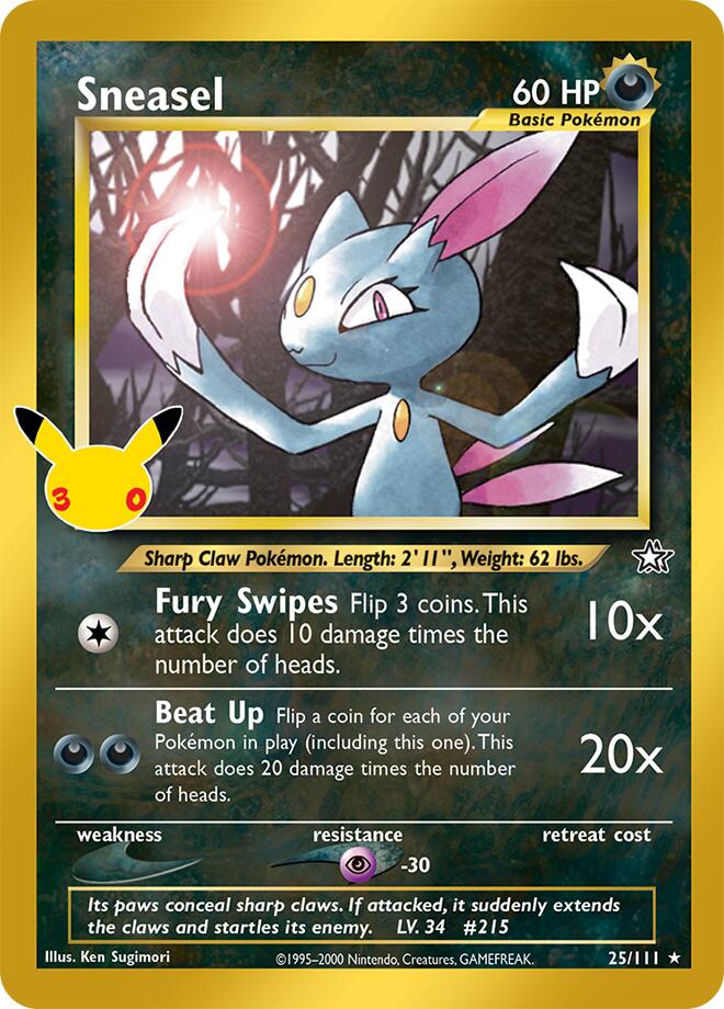 CC007 Sneasel – 30th Celebration